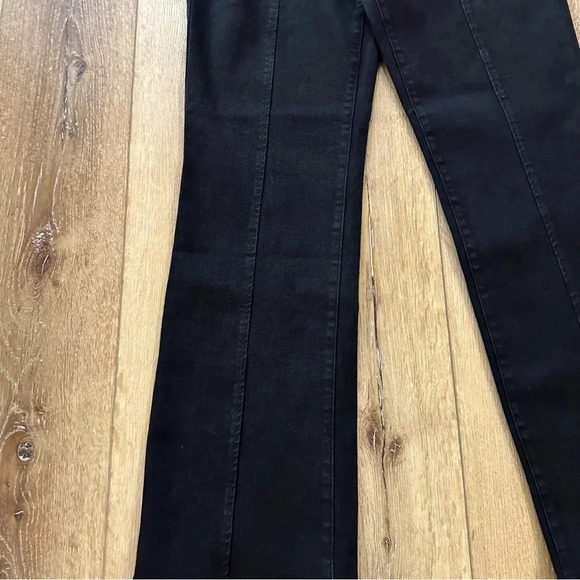 J. McLaughlin Women’s Black Mid-Rise Straight Leg Denim Jeans Size 6 NWOT - Picture 3 of 8